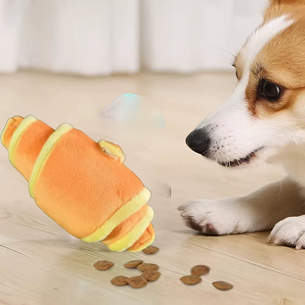 Croissant-Shaped Dog Chew Toy