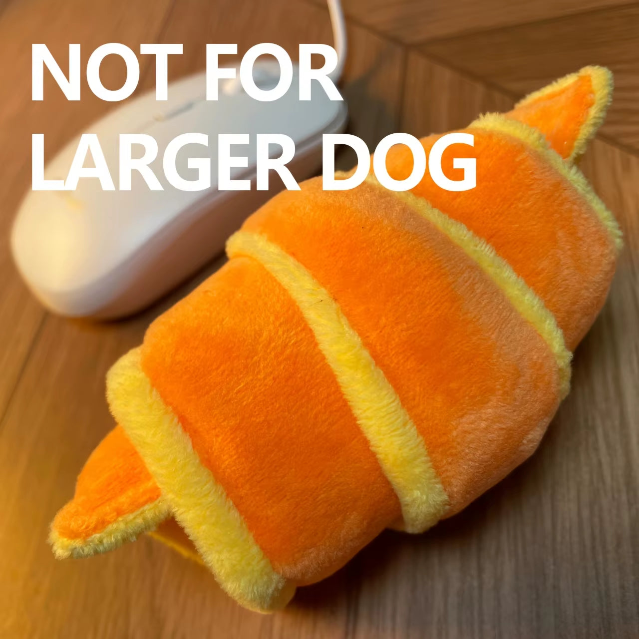 Croissant-Shaped Dog Chew Toy