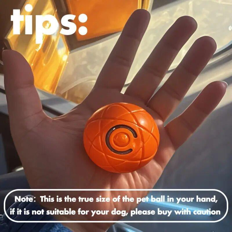 Interactive Gravity Bounce Dog Toy, Durable Chew Ball with Auto Tease, Rechargeable Lithium Polymer Battery, Dog Self-Entertainment Motorized Pet Toys, Interactive Training Ball, Indoor Training Ball