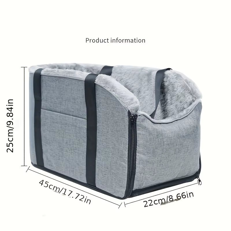 Linen Fabric Pet Booster Seat