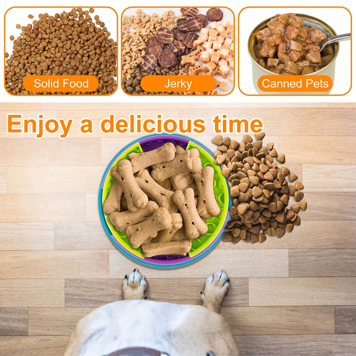 Interactive Dog Feeder Puzzle Game
