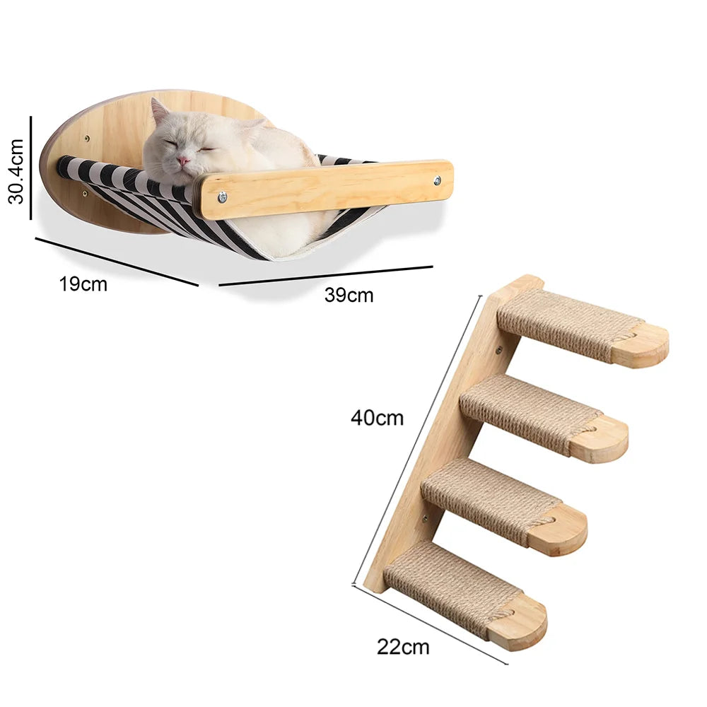 Wall-Mounted Cat Hammock Bed