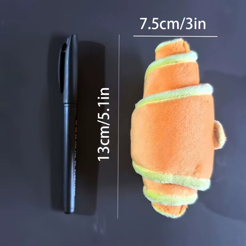 Croissant-Shaped Dog Chew Toy