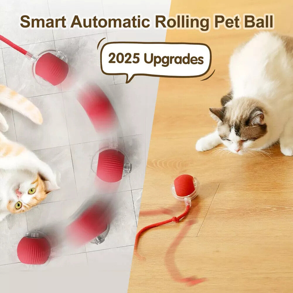 Automatic Rolling Ball Smart Cat Dog Toy Electric Pet Interactive Self-Moving