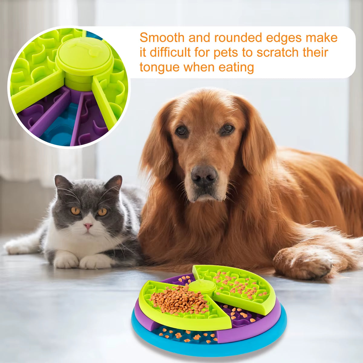 Interactive Dog Feeder Puzzle Game