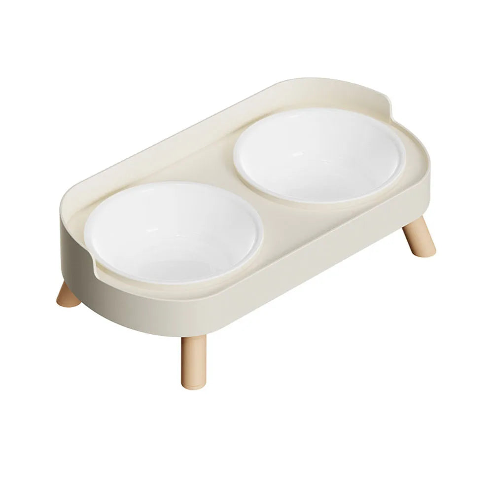 Cats Anti-Spill Double Bowl Set