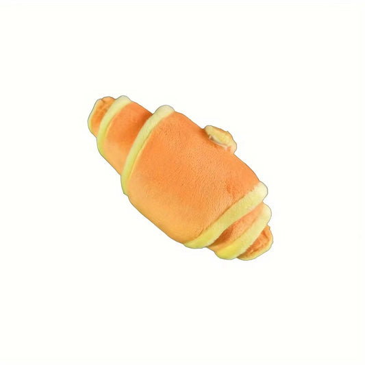 Croissant-Shaped Dog Chew Toy