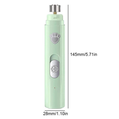 Silent Groom Pro Nail Grinder, 2025 New Dognail Trimmer, USB Rechargeable Nailgrinder, Dog Nail Trimmers, Paws Groomingsmoothing Tool One Is All Grooming Kit Durable Pet