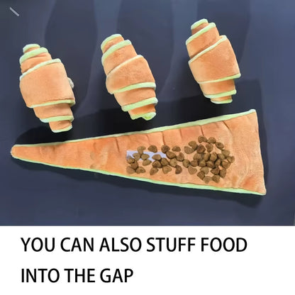 Croissant-Shaped Dog Chew Toy